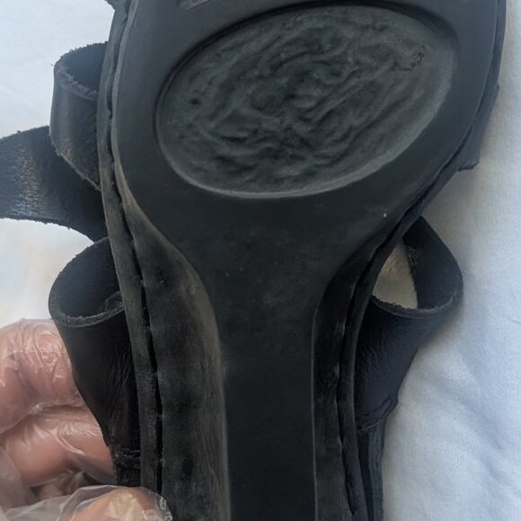 TRIPPEN Tarantula black sandals EXCELLENT condition sz 7.5/38 - Picture 8 of 14